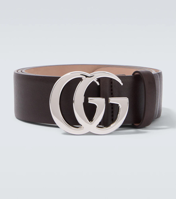  Gucci Gucci Flat Marmont Leather Belt 