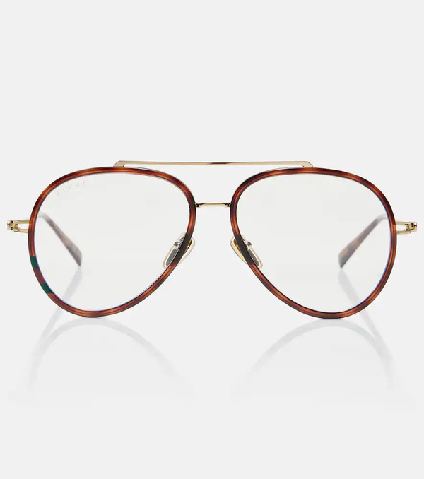  Gucci Gucci Gg Aviator Glasses 