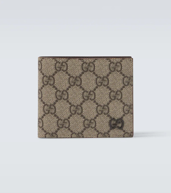  Gucci Gucci Gg Canvas Bifold Wallet 