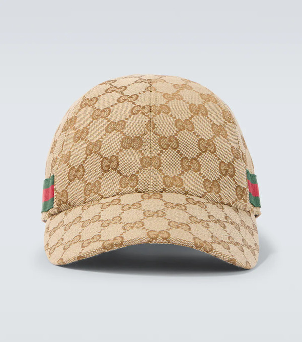  Gucci Gucci Gg Canvas Web Stripe Baseball Cap 