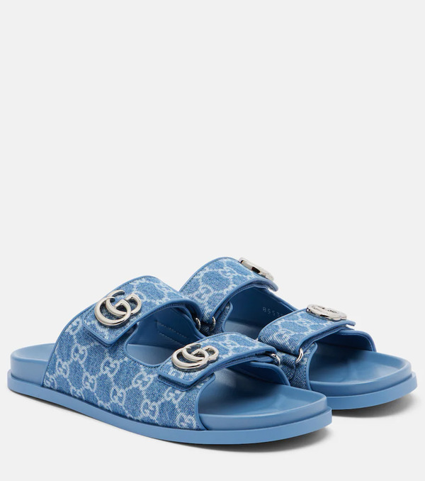  Gucci Gucci Gg Denim Sandals 