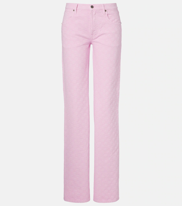  Gucci Gucci Gg Jacquard Straight Jeans 