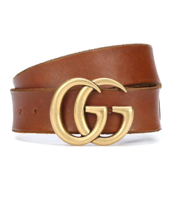  Gucci Gucci Gg Leather Belt 