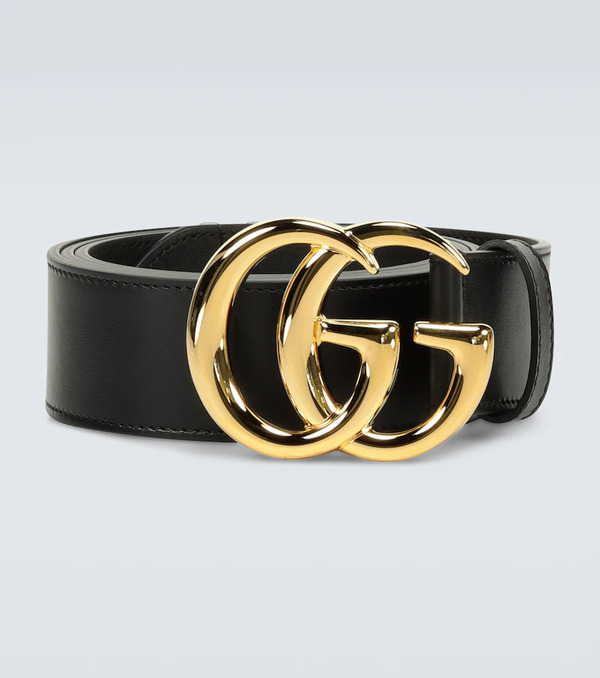  Gucci Gucci Gg Marmont Leather Belt 