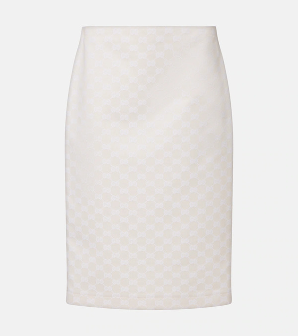  Gucci Gucci Gg Midi Skirt 