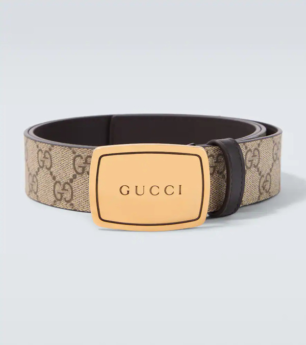 Gucci Gucci Gg Supreme Canvas Belt 