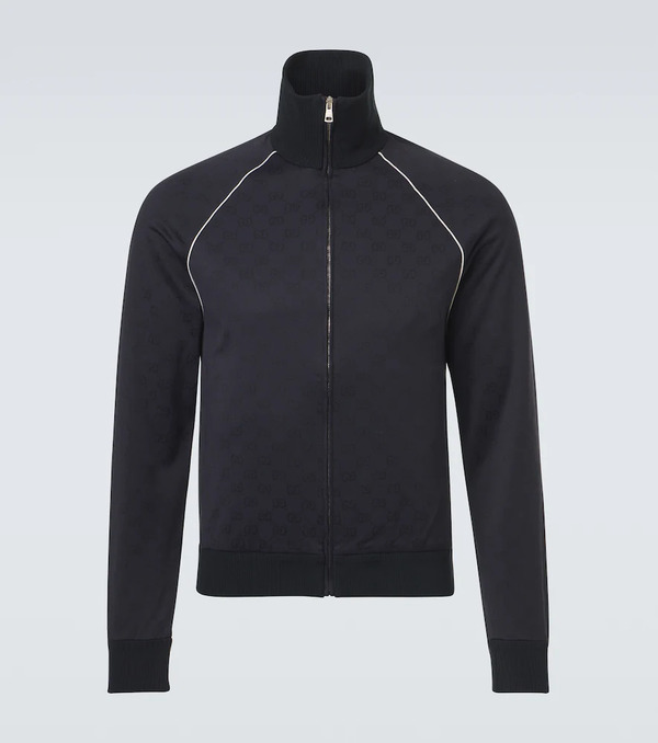  Gucci Gucci Gg Technical Jacquard Jacket 