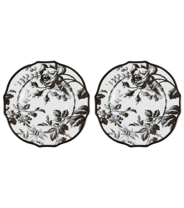 Gucci Gucci Herbarium Set Of 2 Accent Plates 