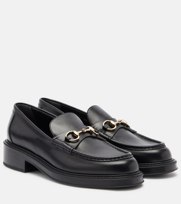  Gucci Gucci Horsebit Leather Loafers 