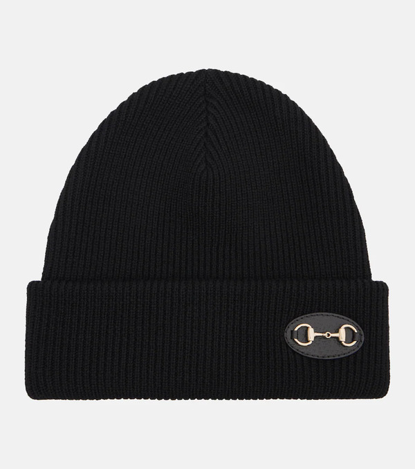  Gucci Gucci Horsebit Wool Beanie 