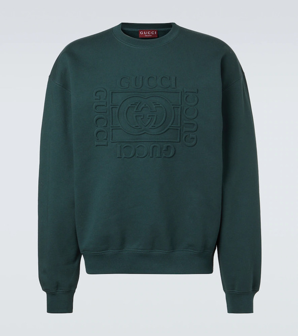 Gucci Gucci Interlocking G Cotton Jersey Sweatshirt 