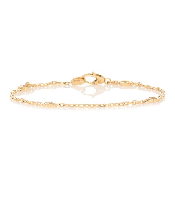  Gucci Gucci Interlocking G 18kt Gold Bracelet 