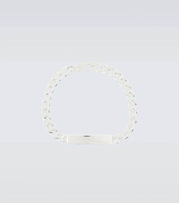  Gucci Gucci Interlocking G Sterling Silver Bracelet 