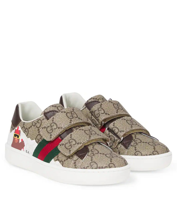  Gucci Kids Gucci Kids Gg Canvas Sneakers 