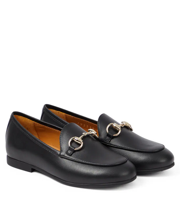  Gucci Kids Gucci Kids Horsebit Leather Loafers 