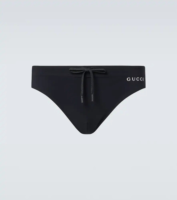  Gucci Gucci Logo Swim Briefs 