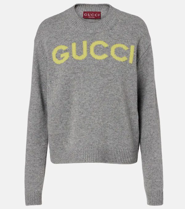  Gucci Gucci Logo Wool Sweater 