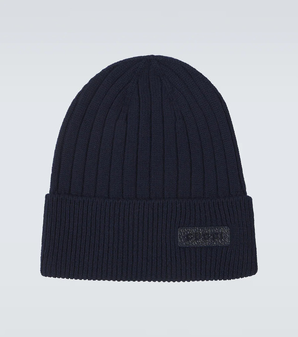  Gucci Gucci Ribbed-knit Wool Beanie 