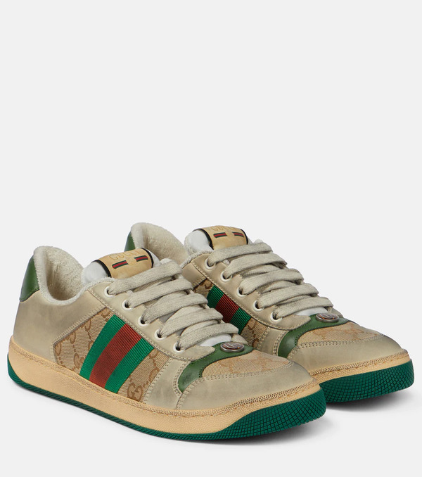  Gucci Gucci Screener Leather Sneakers 