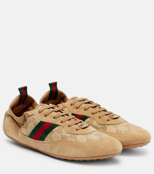  Gucci Gucci Gucci Shift Gg Canvas Sneakers 