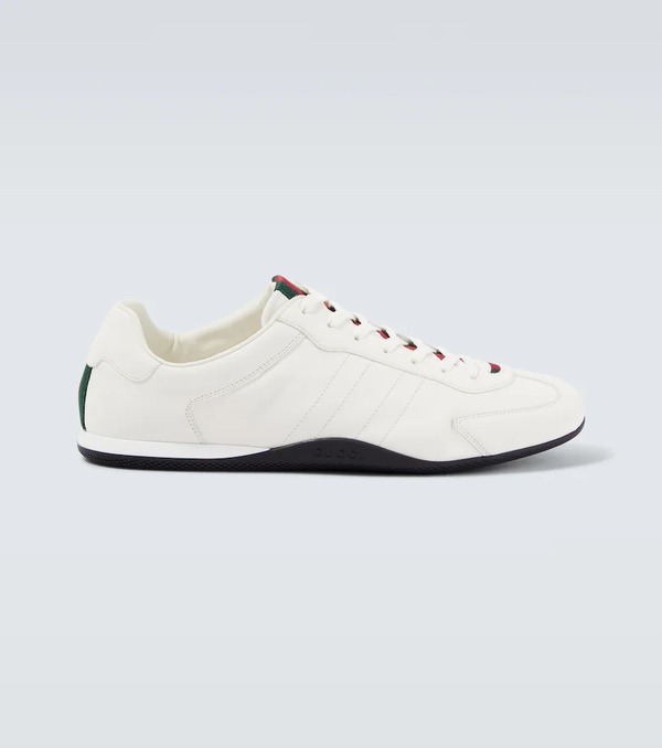  Gucci Gucci Gucci Shift Leather Sneakers 