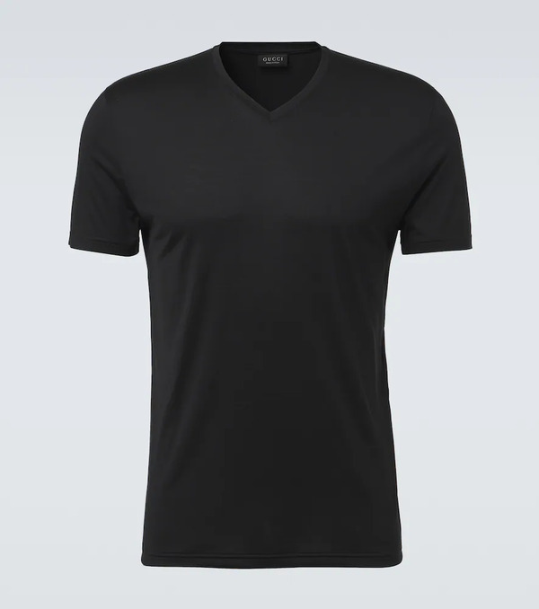  Gucci Gucci Silk Jersey T-shirt 