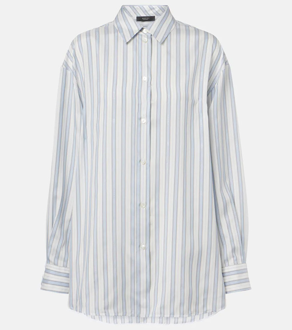  Gucci Gucci Striped Silk Shirt 