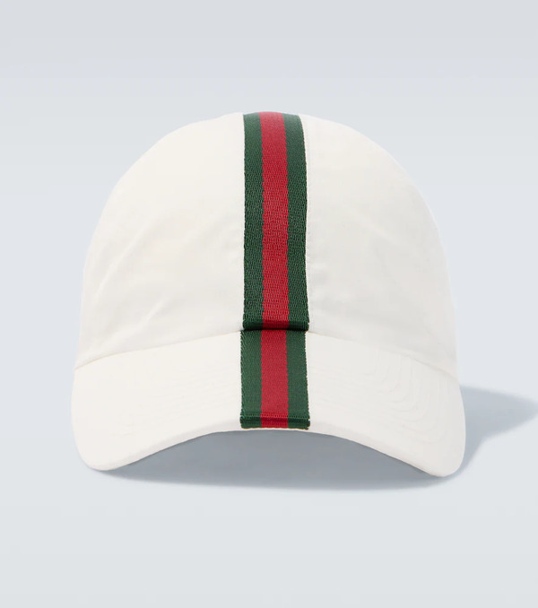  Gucci Gucci Web Stripe Baseball Cap 