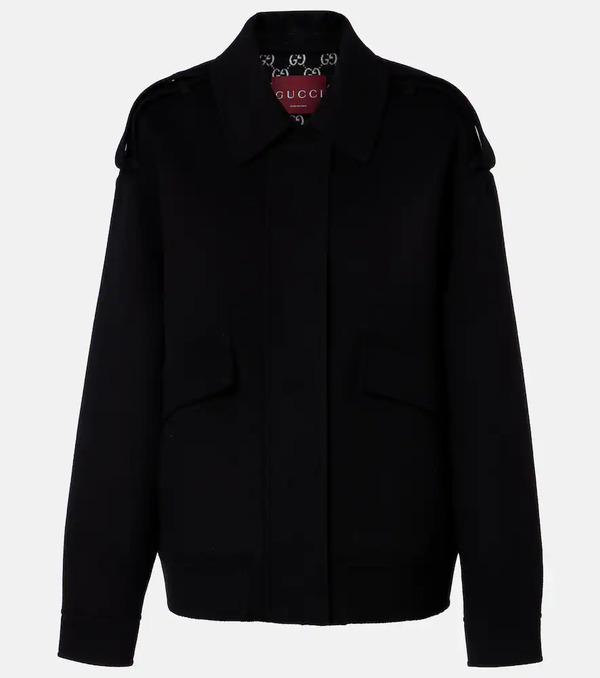  Gucci Gucci Wool Bomber Jacket 