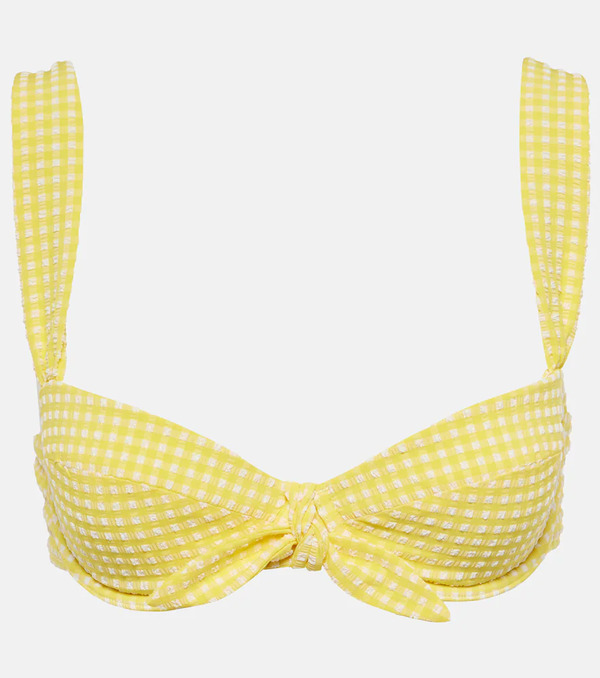  Heidi Klein Heidi Klein Cape Town Checked Bikini Top 