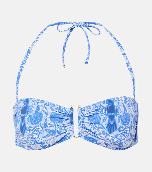  Heidi Klein Heidi Klein Lake Como Printed Bikini Top 