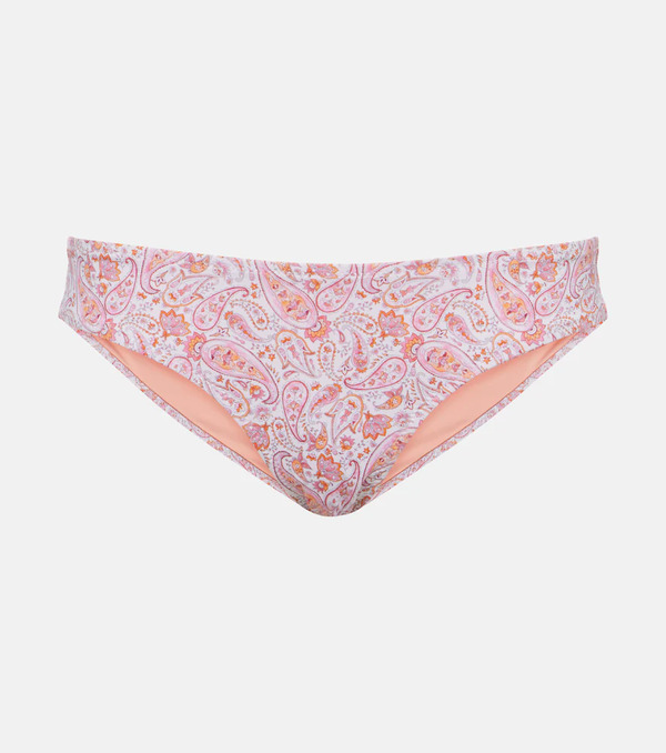  Heidi Klein Heidi Klein Muskmelon Bay Printed Bikini Bottoms 