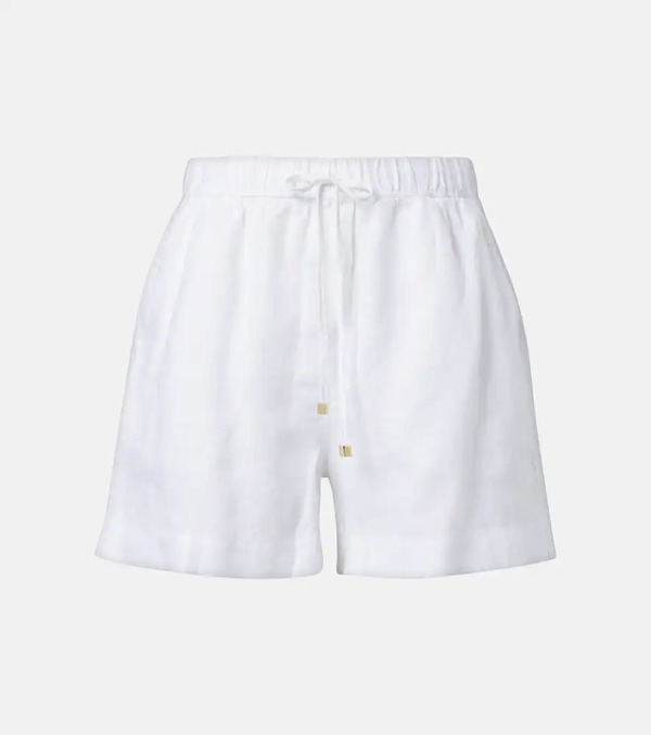  Heidi Klein Heidi Klein White Bay Linen Shorts 
