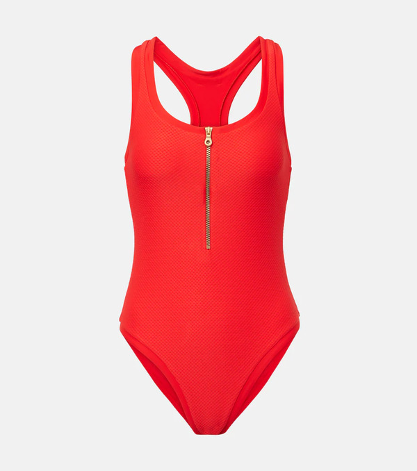  Heidi Klein Heidi Klein Zip-up Racerback Swimsuit 