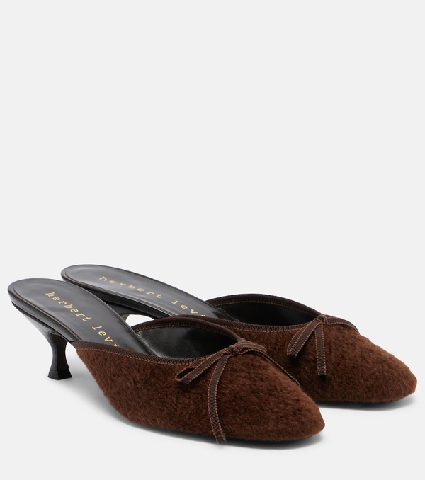 Herbert Levine Herbert Levine 24/7 Shearling Mules 