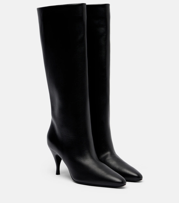  Herbert Levine Herbert Levine Silhouette Leather Knee-high Boots 