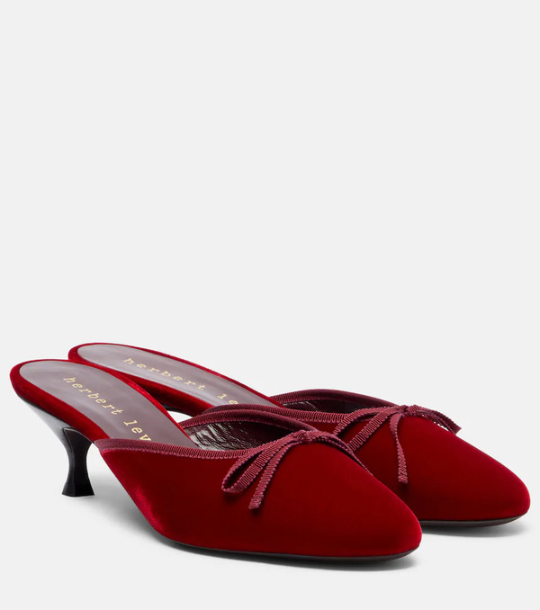 Herbert Levine Herbert Levine 24/7 Velvet Mules 