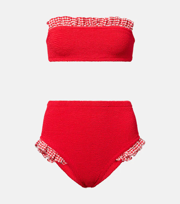  Hunza G Hunza G Peggy Gingham Bikini 