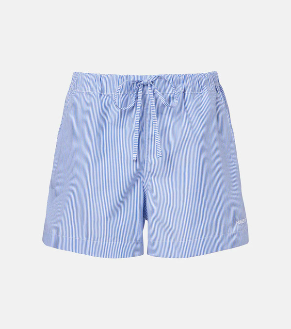  Hunza G Hunza G Striped Cotton Poplin Shorts 
