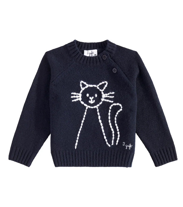 Il Gufo Il Gufo Baby Virgin Wool Sweater 