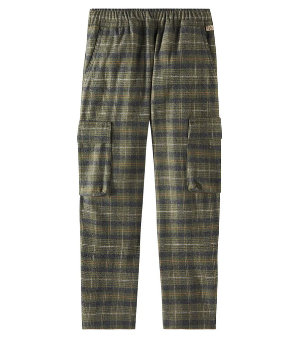  Il Gufo Il Gufo Checked Cargo Pants 