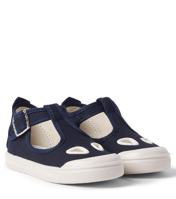  Il Gufo Il Gufo Cutout Canvas Sneakers 