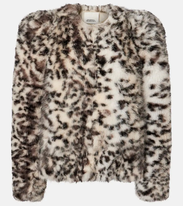  Isabel Marant Isabel Marant Bahria Leopard-print Jacket 