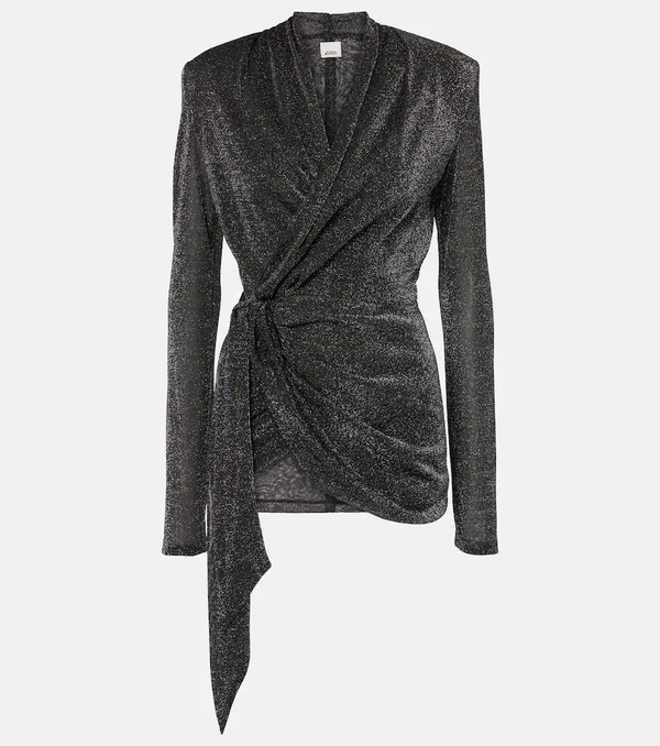  Isabel Marant Isabel Marant Cinay Lame Wrap Top 