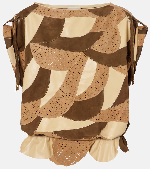  Isabel Marant Isabel Marant Dalmy Perforated Suede Top 