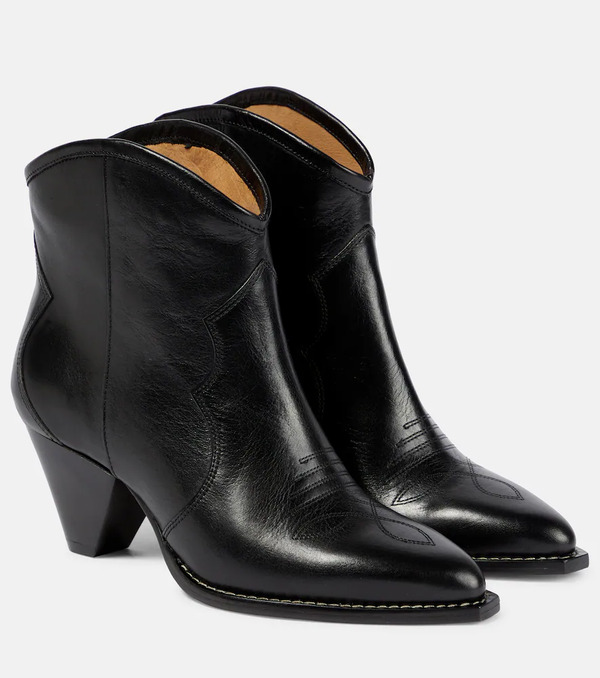  Isabel Marant Isabel Marant Darizo Leather Ankle Boots 