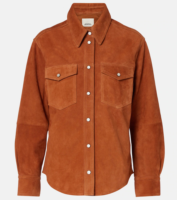  Isabel Marant Isabel Marant Delcia Suede Shirt 