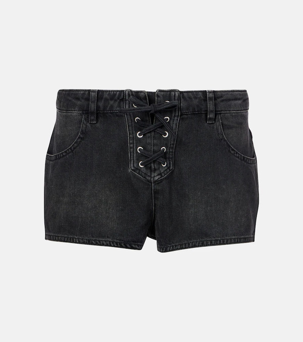 Isabel Marant Isabel Marant Delma Faded Denim Shorts 
