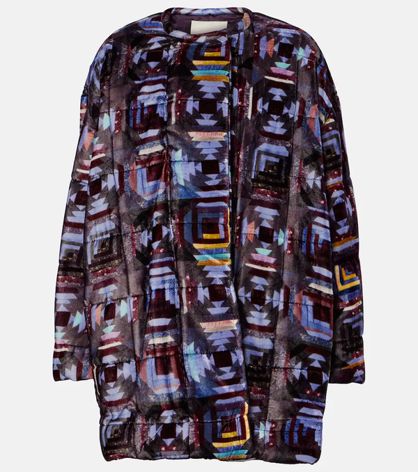  Isabel Marant Isabel Marant Doriane Printed Puffer Coat 