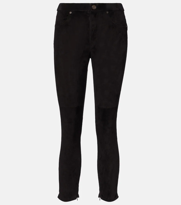  Isabel Marant Isabel Marant Dorothea Suede Slim Pants 